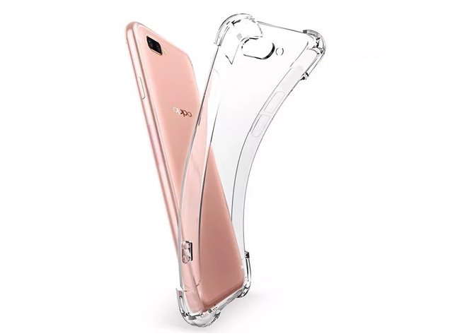 Gel Case with Bumper Edges for OPPO A3s - Clear