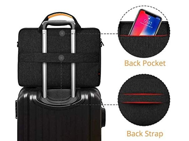 WiWU Pioneer Shoulder Laptop Bag 14 inch - Black