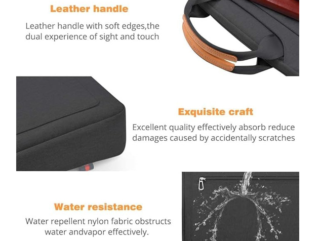 WiWU Pioneer Shoulder Laptop Bag 14 inch - Black