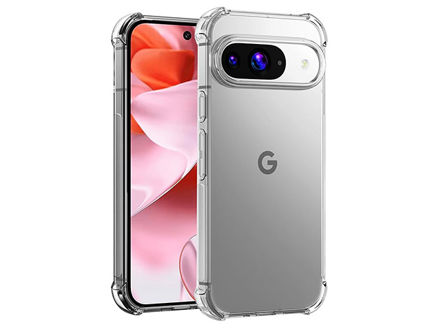 Gel Case with Bumper Edges for Google Pixel 9 - Clear