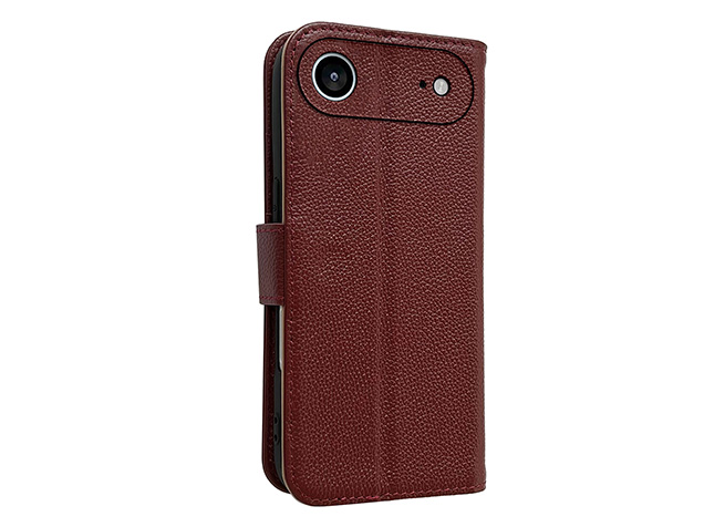 Premium Leather Wallet Case for Apple iPhone Air - Rosewood Leather Wallet Case