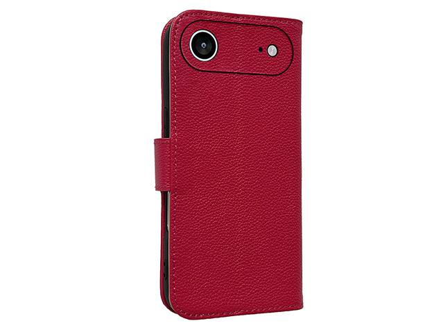 Premium Leather Wallet Case for Apple iPhone Air - French Rose