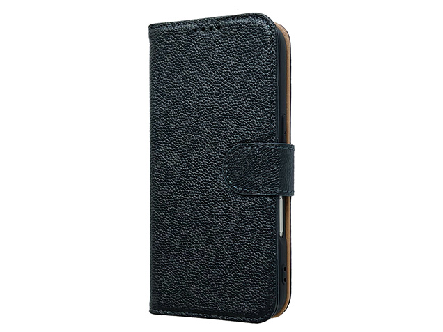 Premium Leather Wallet Case for Apple iPhone 17 Pro - Midnight Blue