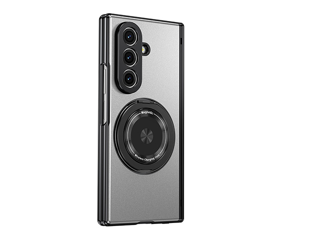 Magnetic Ring / Stand Case for the Samsung Galaxy Z Fold7 - Silver