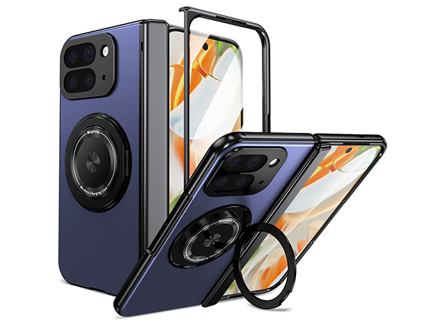 Magnetic Ring / Stand Case for Google Pixel 10 Pro Fold - Blue