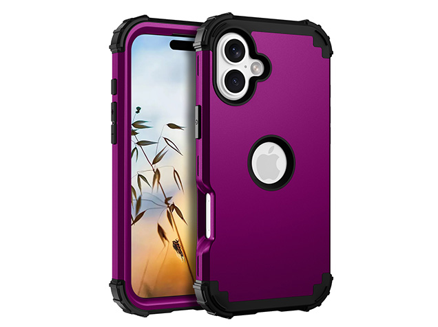 Defender Case for iPhone 17 - Plum