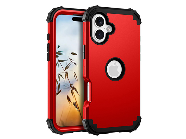 Defender Case for iPhone 17 - Red