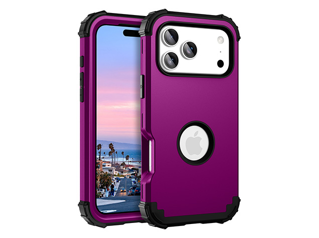 Defender Case for iPhone 17 Pro - Plum