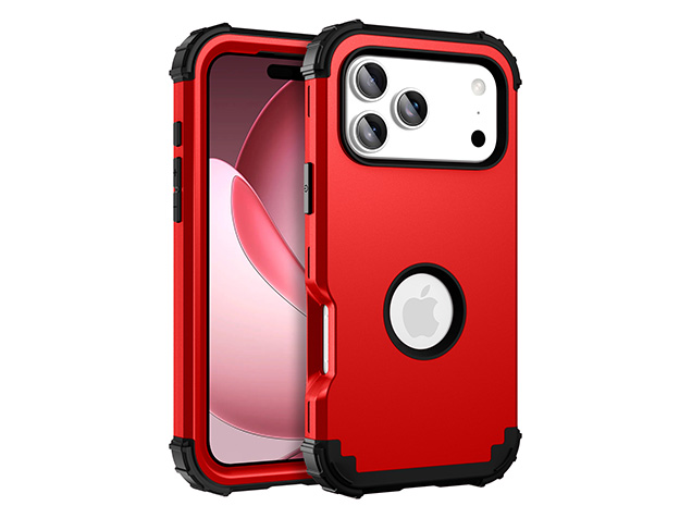 Defender Case for iPhone 17 Pro - Red