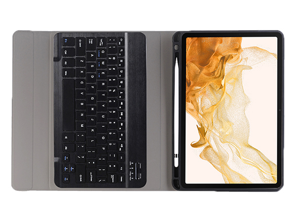 Keyboard and Case for Samsung Galaxy Tab S10 Lite - Black