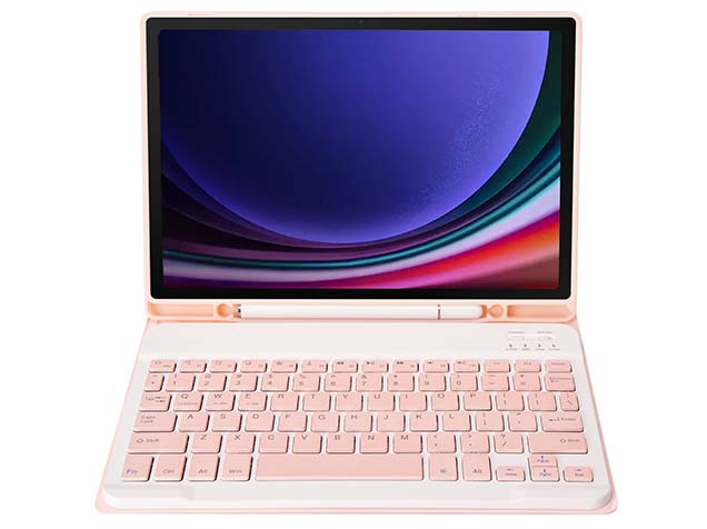 Keyboard and Case for Samsung Galaxy Tab S10 Lite - Pink