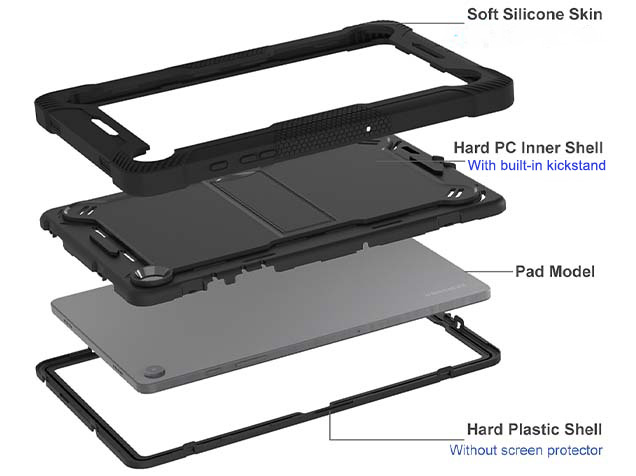 Impact Case for the Samsung Galaxy Tab A11+ - Black