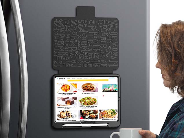 Rugged Synthetic Case with Magnetic Stand for iPad Pro 11 (2025) - Black