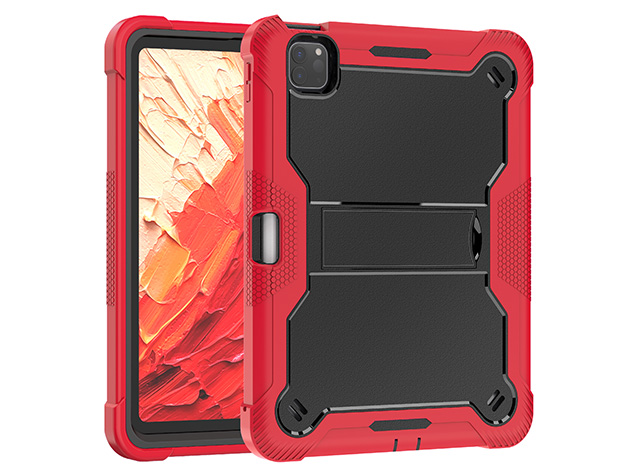 Impact Case for the iPad Pro 11 (2025) - Black/Red Impact Case
