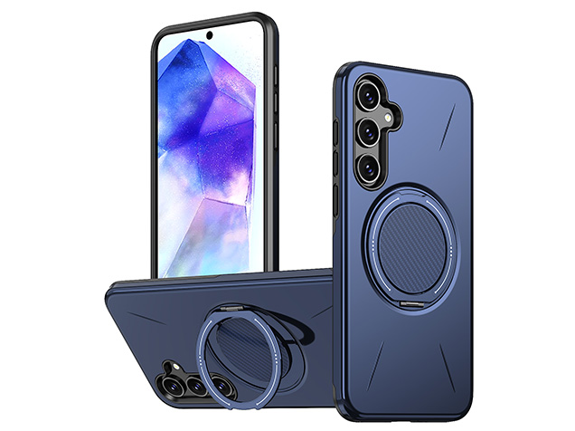 Impact Case with Ring for Samsung Galaxy A16 - Blue Impact Case