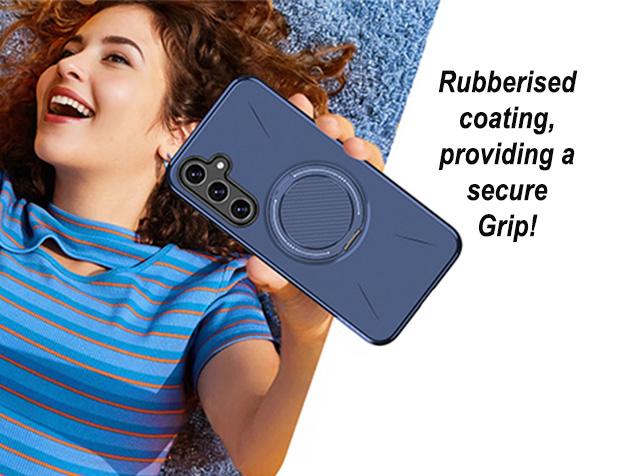 Impact Case with Ring for Samsung Galaxy A16 - Blue