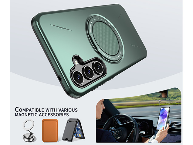 Impact Case with Ring for Samsung Galaxy A16 - Green