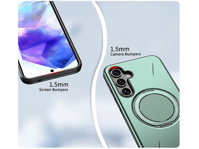 Impact Case with Ring for Samsung Galaxy A16 - Green