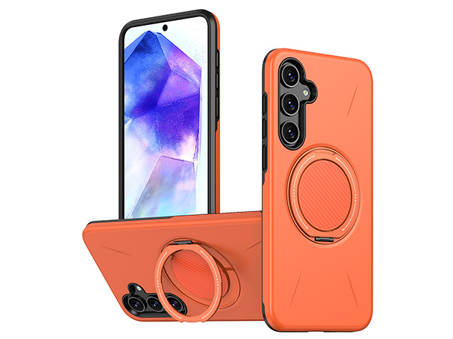 Impact Case with Ring for Samsung Galaxy A16 - Orange Impact Case