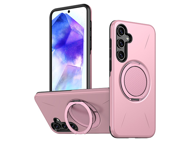 Impact Case with Ring for Samsung Galaxy A16 - Pink Impact Case