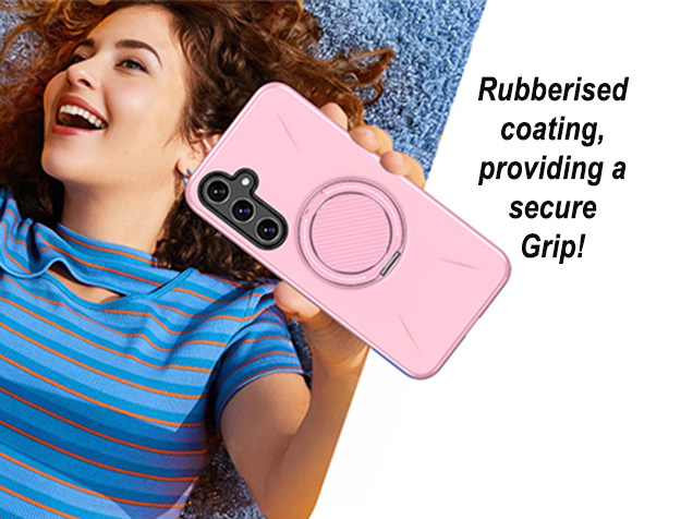 Impact Case with Ring for Samsung Galaxy A16 - Pink