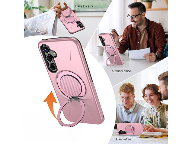 Impact Case with Ring for Samsung Galaxy A16 - Pink