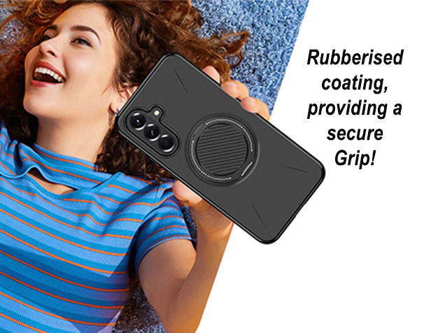 Impact Case with Ring for Samsung Galaxy A17 - Black