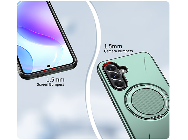 Impact Case with Ring for Samsung Galaxy A17 - Green