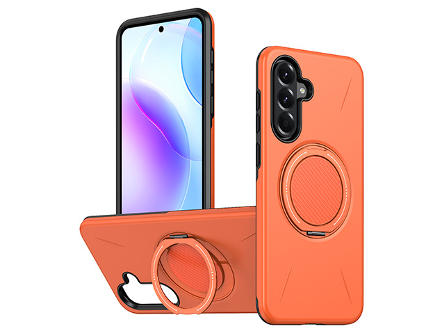 Impact Case with Ring for Samsung Galaxy A17 - Orange