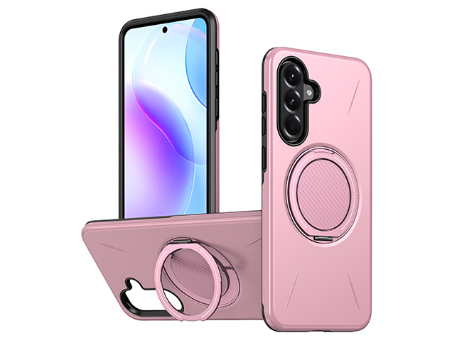 Impact Case with Ring for Samsung Galaxy A17 - Pink