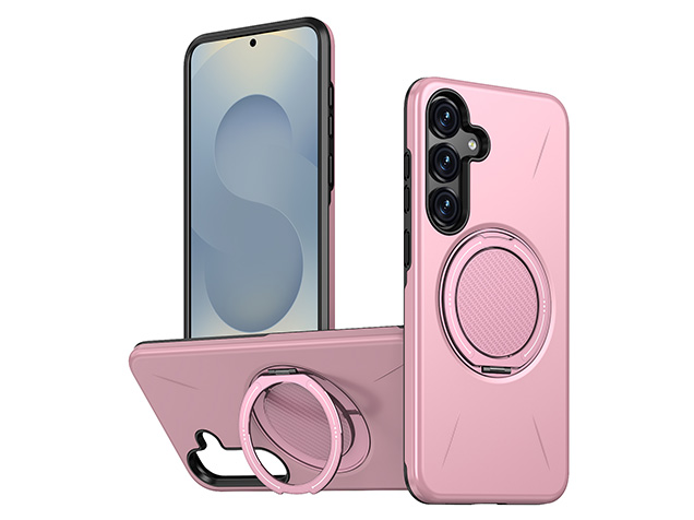 Impact Case with Ring for Samsung Galaxy S25 FE - Pink