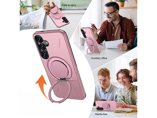Impact Case with Ring for Samsung Galaxy S25 FE - Pink