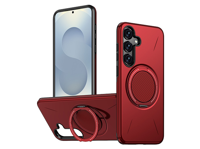 Impact Case with Ring for Samsung Galaxy S25 FE - Red