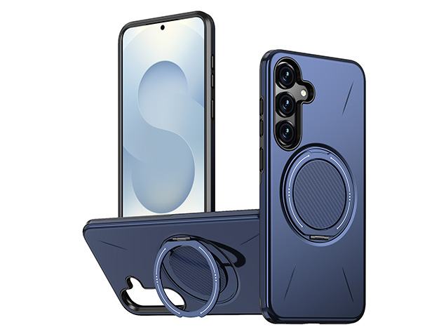 Impact Case with Ring for Samsung Galaxy S24 - Blue