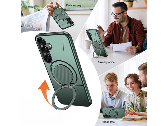 Impact Case with Ring for Samsung Galaxy S24 - Green