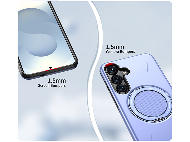 Impact Case with Ring for Samsung Galaxy S24 - Purple