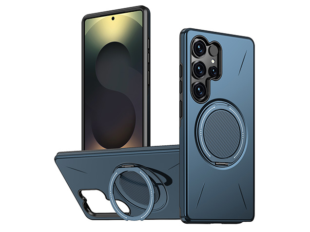 Impact Case with Ring for Samsung Galaxy S25 Ultra - Blue Impact Case