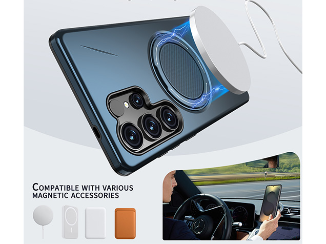 Impact Case with Ring for Samsung Galaxy S25 Ultra - Blue