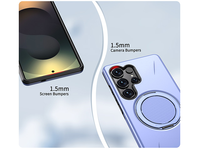 Impact Case with Ring for Samsung Galaxy S25 Ultra - Purple