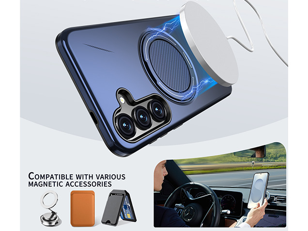 Impact Case with Ring for Samsung Galaxy S24+ - Blue