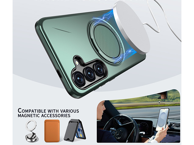 Impact Case with Ring for Samsung Galaxy S24+ - Green