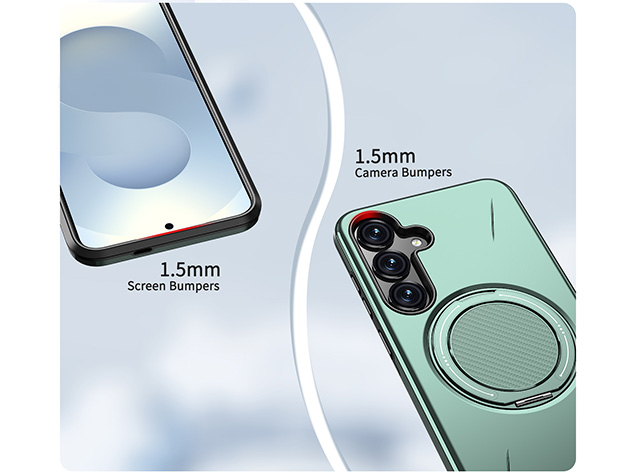 Impact Case with Ring for Samsung Galaxy S25+ - Green