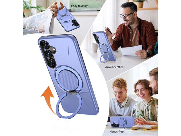 Impact Case with Ring for Samsung Galaxy S25+ - Purple