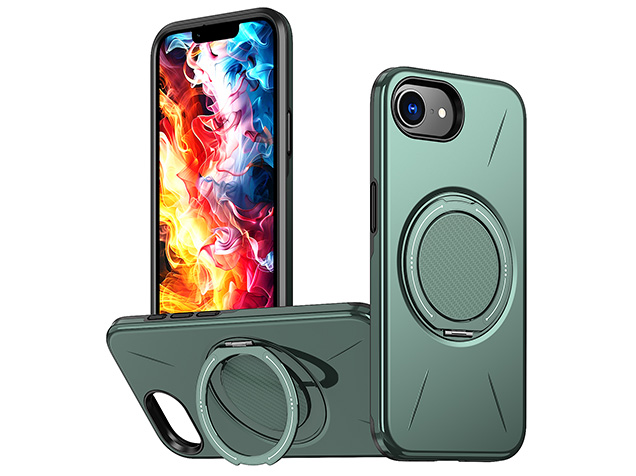 Impact Case with Ring for iPhone 16e - Green