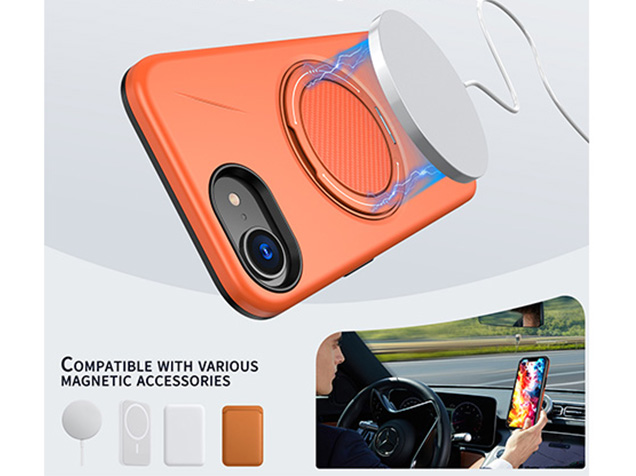 Impact Case with Ring for iPhone 16e - Orange