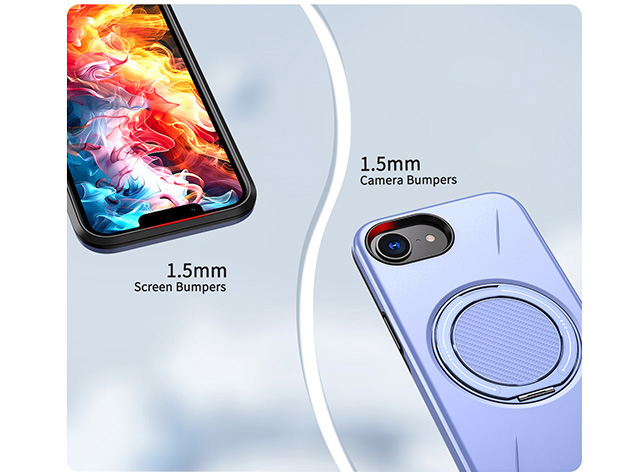 Impact Case with Ring for iPhone 16e - Purple