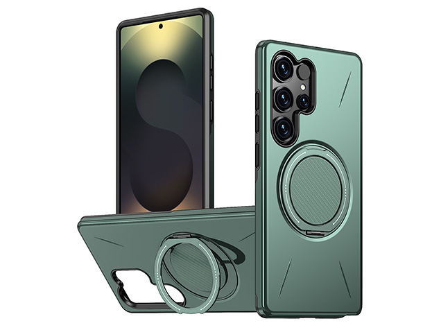 Impact Case with Ring for Samsung Galaxy S24 Ultra - Green