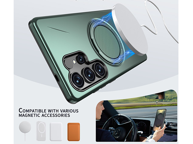 Impact Case with Ring for Samsung Galaxy S24 Ultra - Green