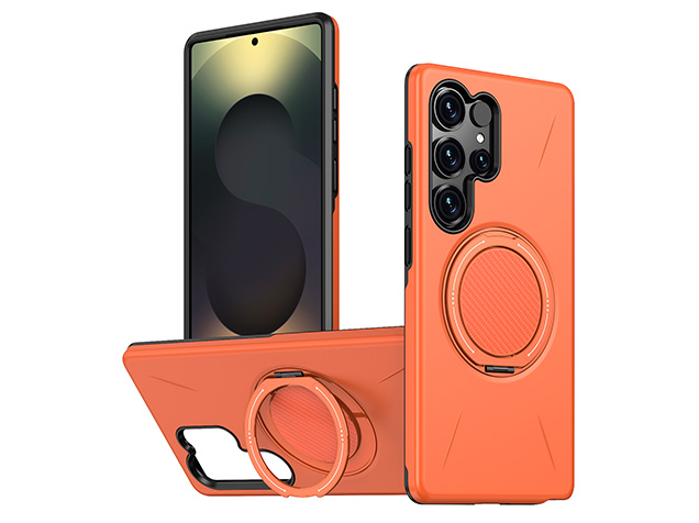 Impact Case with Ring for Samsung Galaxy S24 Ultra - Orange