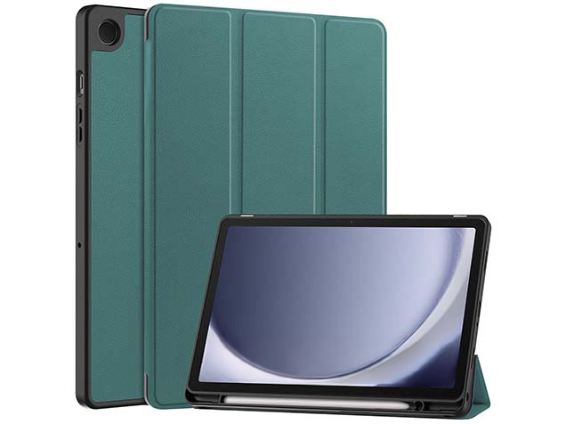 Premium Slim Synthetic Leather Flip Case with Stand for Samsung Galaxy Tab A11+ 11 inches - Teal